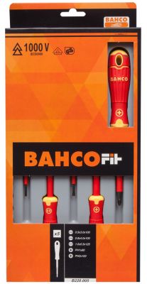 Набор отверток с изоляцией BAHCO Fit B220.005 ― BAHCO SHOP
