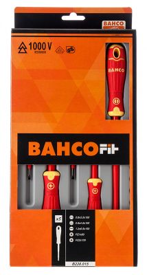 Набор отверток с изоляцией BAHCO Fit B220.015 ― BAHCO SHOP