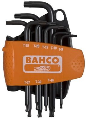 Набор оксидированных шестигранников с шаровым наконечником под винты TORX® BAHCO BE-9675 ― BAHCO SHOP