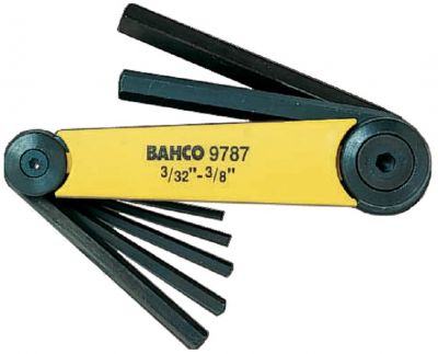 Набор оксидированных шестигранников дюймовых размеров BAHCO BE-9787 ― BAHCO SHOP