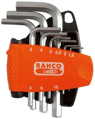 Наборы никелированных шестигранников метрических размеров BAHCO BE-9878 ― BAHCO SHOP
