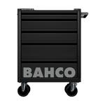 Инструментальная тележка с 5 ящиками и защитными бортами,красная BAHCO Арт. 1472K5RED