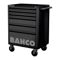 Инструментальная тележка с 6 ящиками и защитными бортами,серая BAHCO Арт.1472K6GREY — фото 3