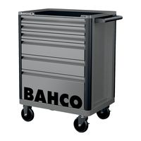 Инструментальная тележка с 6 ящиками и защитными бортами,серая BAHCO Арт.1472K6GREY — фото 5