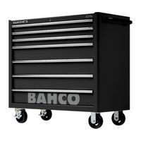 Инструментальная тележка с 7 выдвижными ящиками. Lock & Go! система фиксации BAHCO Арт. 1475KXL7RED — фото 4