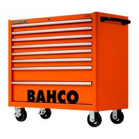 Инструментальная тележка с 8 выдвижными ящиками. Lock & Go! система фиксации BAHCO Арт. 1475KXL8BLUE — фото 1
