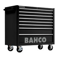 Инструментальная тележка с 8 выдвижными ящиками. Lock & Go! система фиксации BAHCO Арт. 1475KXL8BLUE — фото 4
