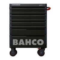 Инструментальная тележка с 9 ящиками PREMIUM,белая BAHCO Арт.1477K8WHITE — фото 4