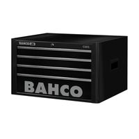 Инструментальный ящик с 4 выдвижными ящиками. Lock & Go! Система фиксации BAHCO Арт. 1485K4BLACK — фото 4