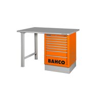 Верстак с выдвижными ящиками, металлическая столешница BAHCO Арт. 1495K7CRDWB15TS — фото 1