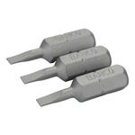 1/4" Биты 3шт. под винты со шлицем 0.5-4.0, L=25мм BAHCO Арт. 59S/0.5-4.0-3P