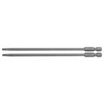 2 Х Биты под винты TORX  T25 150мм 1/4 BAHCO Арт. 59S/150T25-2P