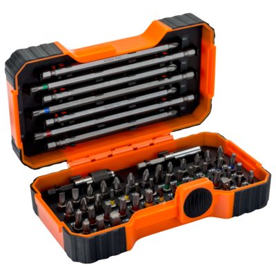 Набор бит под винты  SL,Ph,PZ шестигран,Robert.,TORX,TORX TR,54 шт BAHCO Арт. 59/S54BC ― BAHCO SHOP