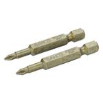 2 Х Биты под винты Philips PH3 50мм 1/4  особо прочная BAHCO Арт. 61H/50PH3-2P