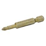 2 Х Биты под винты Pozidriv PZ1 50мм 1/4  особо прочная BAHCO Арт. 61H/50PZ1-2P — фото 1