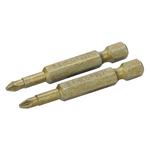 2 Х Биты под винты Pozidriv PZ1 50мм 1/4  особо прочная BAHCO Арт. 61H/50PZ1-2P