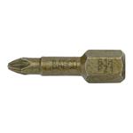2 Х Биты под винты Pozidriv PZ3 25мм 1/4  особо прочная BAHCO Арт. 61H/PZ3-2P