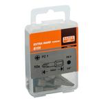 2 Х Биты под винты Pozidriv PZ3 25мм 1/4  особо прочная BAHCO Арт. 61H/PZ3-2P