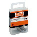 2 Х Биты под винты Philips PH1 50мм 1/4  TIN BAHCO Арт. 62TIN/50PH1-2P