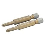2 Х Биты под винты Pozidriv PZ1 50мм 1/4  TIN BAHCO Арт. 62TIN/50PZ1-2P