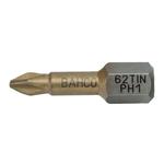 2 Х Биты под винты Philips PH3 25мм 1/4  TIN BAHCO Арт. 62TIN/PH3-2P