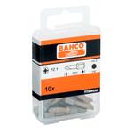 1/4"Биты 2 шт.под винты Pozidriv  PZ3 25мм BAHCO Арт. 62TIN/PZ3-2P