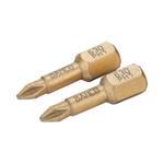 2 Х Биты под винты Philips PH3 25мм 1/4 с алмазным покрытием BAHCO Арт. 63D/PH3-2P