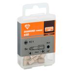 2 Х Биты под винты Pozidriv PZ3 25мм 1/4 с алмазным покрытием BAHCO Арт. 63D/PZ3-2P