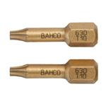 2 Х Биты T10 25мм 1/4 с алмазным покрытием BAHCO Арт. 63D/T10-2P
