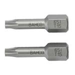 2X Биты T40 25MM 1/4 из нержавеющей стали BAHCO Арт. 65I/T40-2P