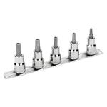 3/8" Набор торцевых головок, 5 шт BAHCO Арт. 7409TORX-TRR/S5