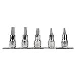 3/8" Набор торцевых головок, 5 шт BAHCO Арт. 7409TORX-TRR/S5