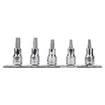 3/8" Набор торцевых головок, 5 шт BAHCO Арт. 7409TORX-TRR/S5