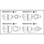1/2 торцевая головка 5P 10 MM BAHCO Арт. BBR202P455