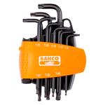 Набор оксидированных шестигранников с шаровым наконечником под винты TORX® BAHCO BE-9675