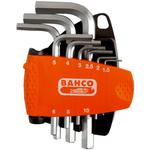 Наборы никелированных шестигранников метрических размеров BAHCO BE-9878