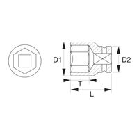 Торцевая головка BAHCO K7801M-15 — фото 4