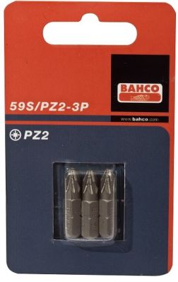 Биты под винты Pozidriv 25 мм BAHCO 59S/PZ 3P ― BAHCO SHOP