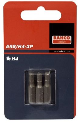 Биты под винты с шестигранным гнездом 25 мм BAHCO 59S/H 3P ― BAHCO SHOP