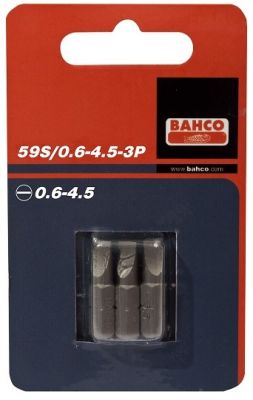 Биты под винты со шлицем 25 мм BAHCO 59S/ 3P ― BAHCO SHOP