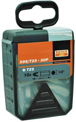 Биты под винты TORX® 25 мм BAHCO 59S/T 30P ― BAHCO SHOP