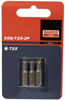 Биты под винты TORX® 25 мм BAHCO 59S/T 3P ― BAHCO SHOP